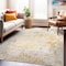 World Rug Gallery Modern Abstract Whispers Area Rug 5' X 7' Yellow 936YELLOW5X7 - alternate 1